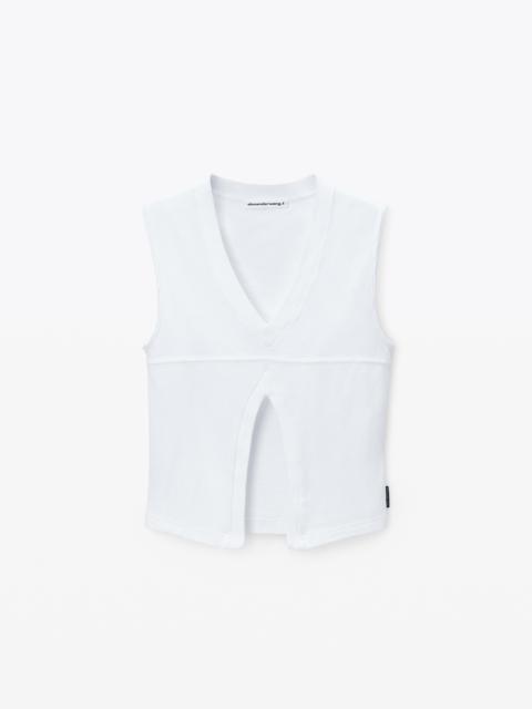 Alexander Wang Double V-Neck Tank Top