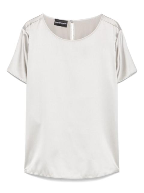 EMPORIO ARMANI satin top