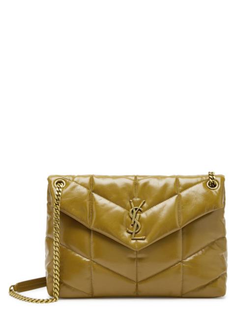 Lou Puffer leather shoulder bag