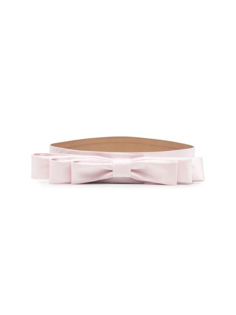 GIAMBATTISTA VALLI bow-detail satin-finish belt