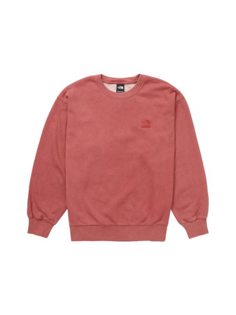 Supreme The North Face Pigment Printed Crewneck Red