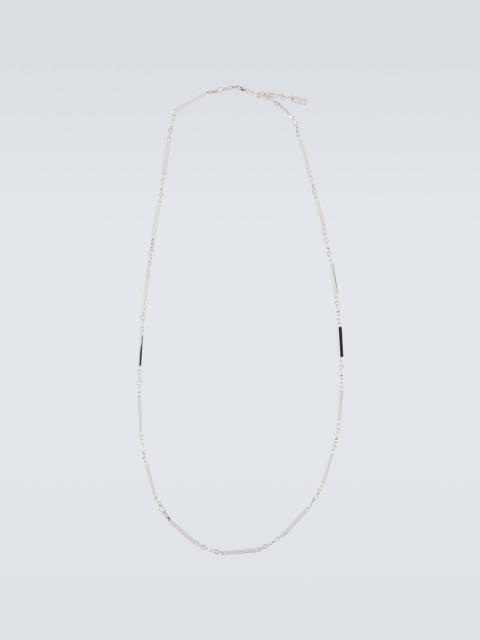 Collier Tube embellished necklace
