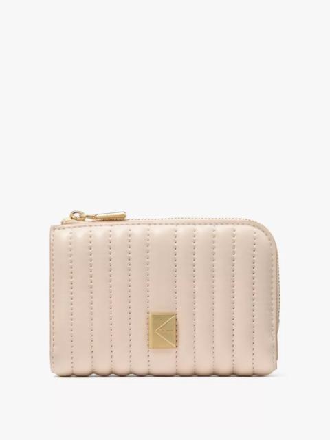 kate spade Deco Quilted Compact Wallet