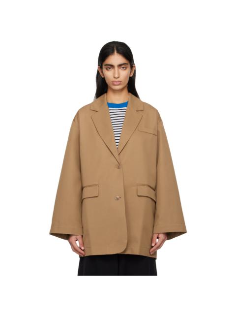 CORDERA Tan Oversized Blazer
