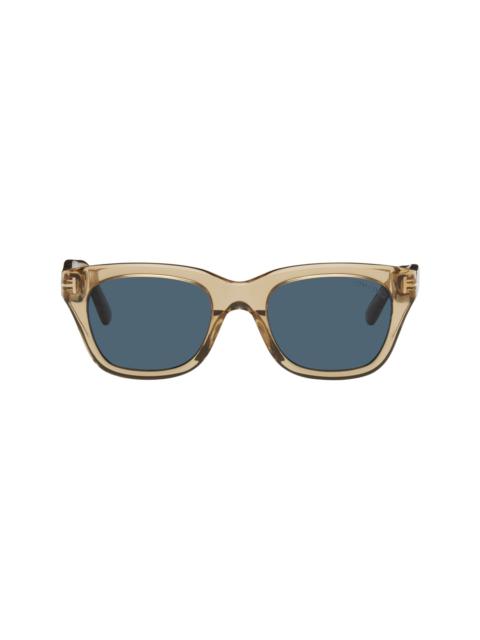 TOM FORD Tan Snowden Sunglasses