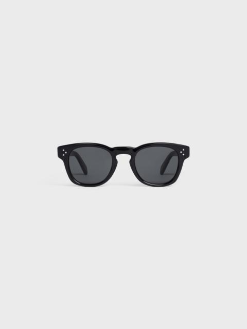 CELINE Black Frame 45 Sunglasses in Acetate | REVERSIBLE