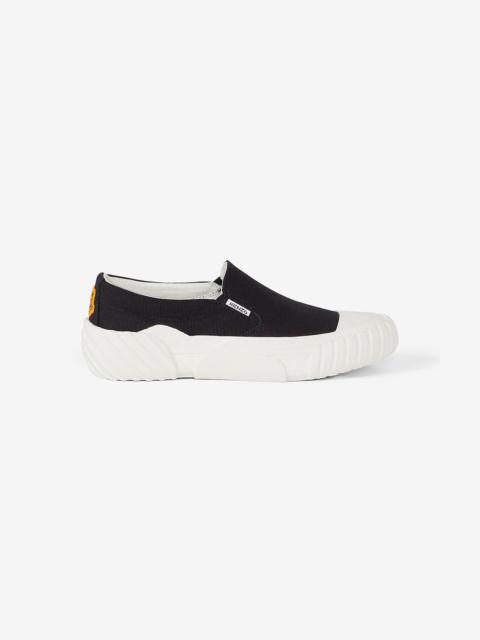 KENZO Slip-on canvas Tiger Crest trainers