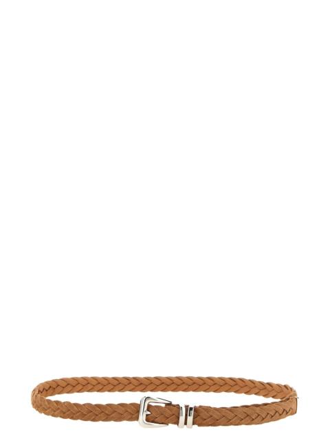 Brunello Cucinelli Inverted Calf Belt