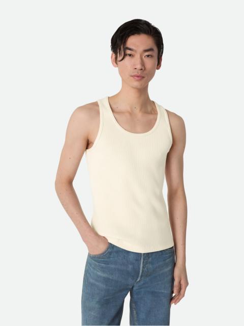 Bottega Veneta Compact Cotton Rib Jersey Tank Top