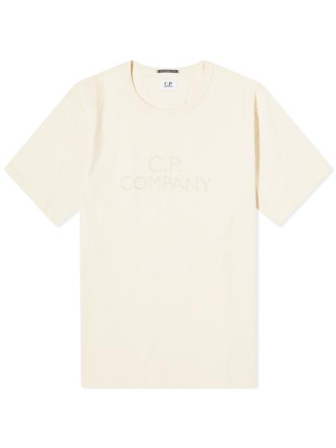 C.P. Company 30/2 Mercerized Jersey Twisted Logo T-Shirt