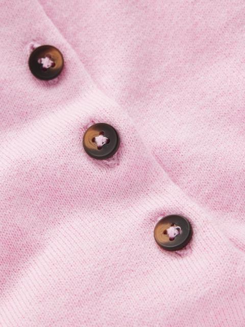 BODEN Collared Knitted T-shirt-Sheer Pink
