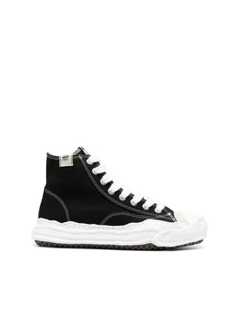 Maison MIHARAYASUHIRO logo hi-top sneakers