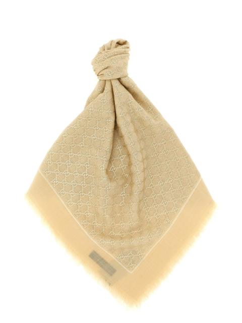GUCCI Gg Lamé Shawl
