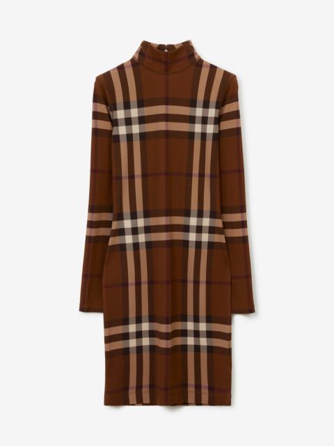 ワンピース BURBERRY CHECK WOOL BLEND DRESS Burberry Check Wool Blend Dress | REVERSIBLE