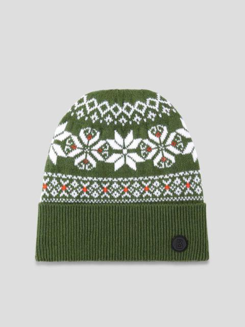 BOGNER Jarina Knitted hat in Green