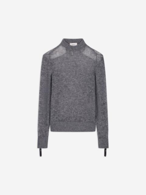 COPERNI Transparent Alpaca Crewneck