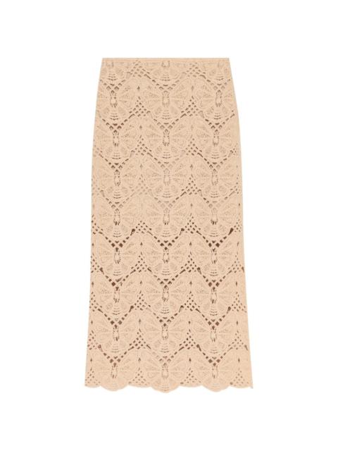 BY MALENE BIRGER Cantala crochet midi skirt