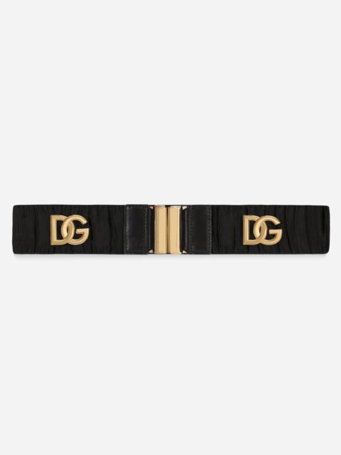 Stretch band belt with DG logo