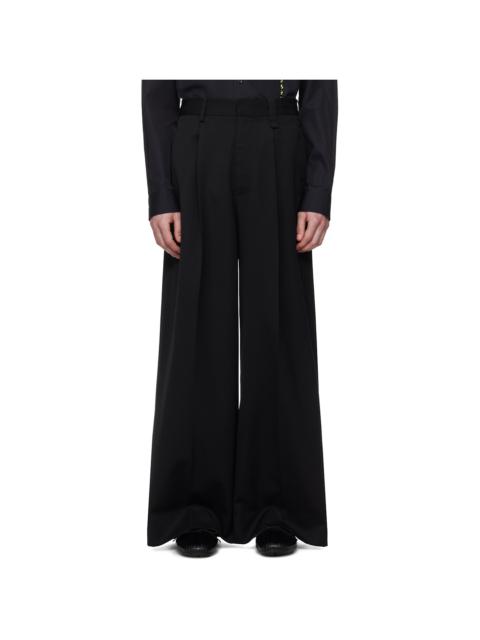 Simone Rocha Black Wide Leg Trousers