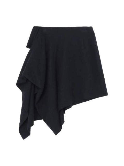 Yohji Yamamoto asymmetric short skirt