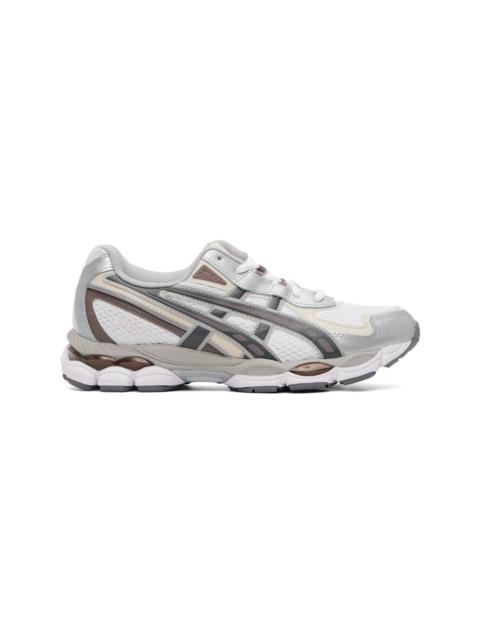 Asics White & Brown Gel-NYC 2055 Sneakers