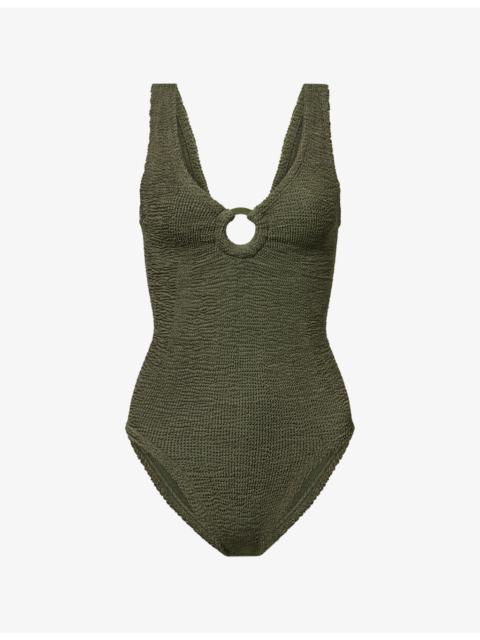 Hunza G Celine Hoop-Front Swimsuit
