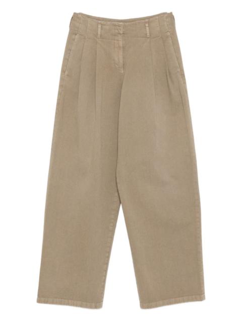 Golden Goose Trousers Pale Khaki