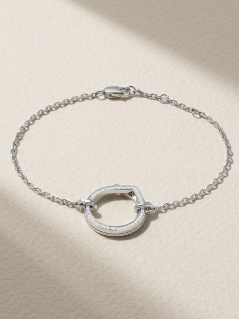 REPOSSI Antifer 18-karat white gold diamond bracelet Silver