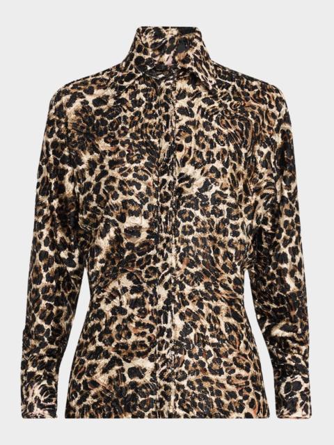 JBQ Cheetah Althea Mini Shirtdress