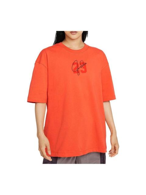 Nike (WMNS) AS W J ESSEN SS GRAPHIC Tee Orange DM3245-869