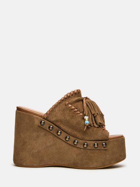 STEVE MADDEN HIGHLAND CHESTNUT SUEDE