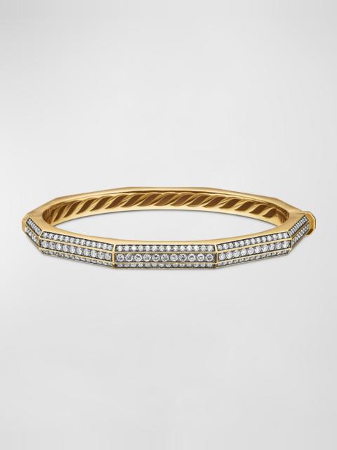 DAVID YURMAN Carlyle Bracelet with Diamonds in 18K Gold, 5.5mm