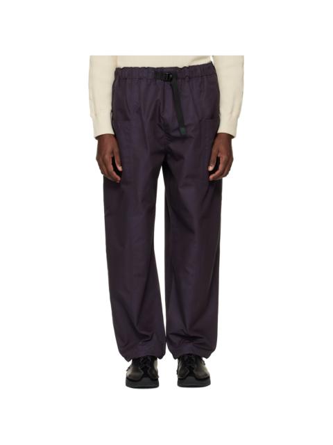 South2 West8 Purple Belted C.S. Trousers