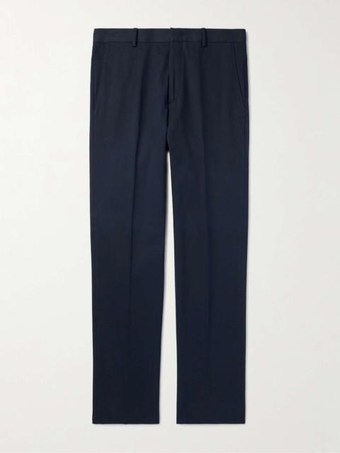 Loro Piana Jarno Austin Straight-Leg Stretch-Cotton Twill Trousers