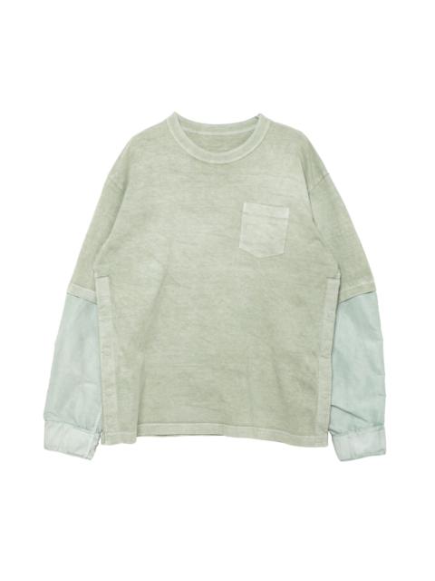 sacai Garment Dye Cotton Jersey T-Shirt