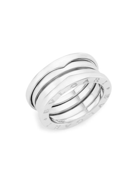 BVLGARI Women's B. zero1 18K White Gold 3-Band Ring - White Gold