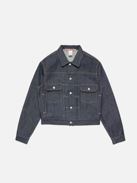 Acne Studios Raw denim jacket - Indigo blue
