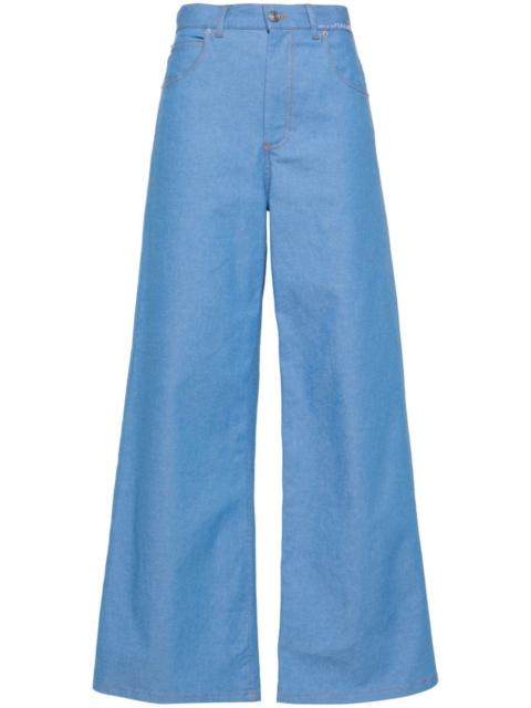 Marni high-rise wide-leg jeans