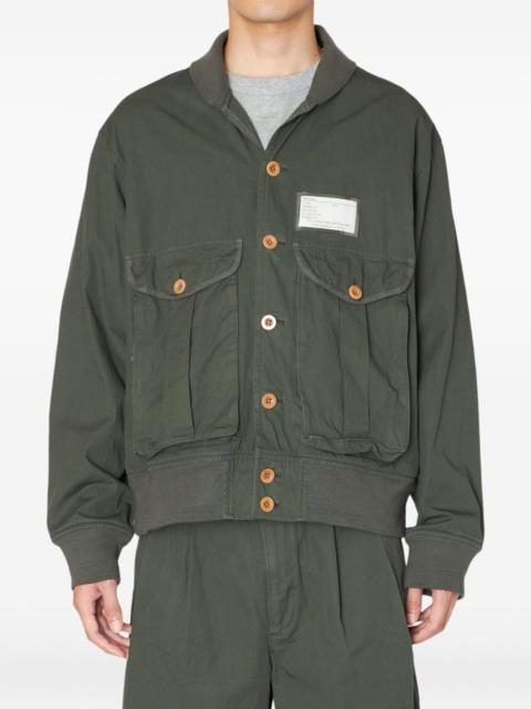 Kolor buttoned patch-pocket jacket