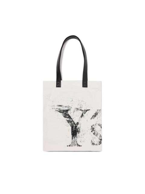 logo-print tote bag