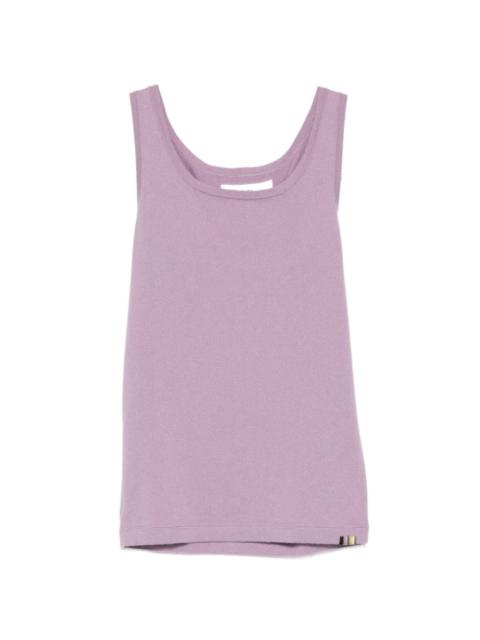 extreme cashmere Nº453 Claudia scoop-neck tank top