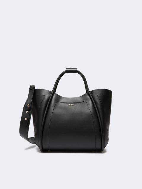 Max Mara MARINS Small leather Marine bag - BLACK