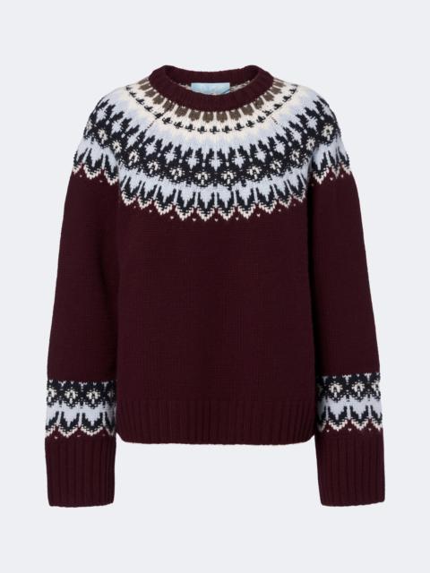 arch4 Moriond Fair Isle cashmere sweater