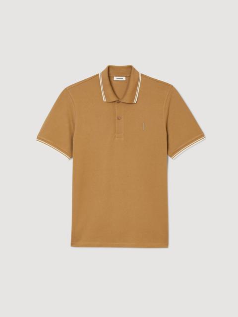 Sandro COTTON PIQUÉ POLO SHIRT