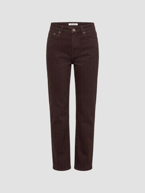 GOOD AMERICAN Women's Vintage Straight-Leg Jeans - Espresso