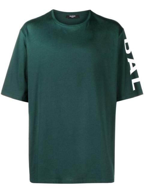 Balmain logo-print cotton T-shirt