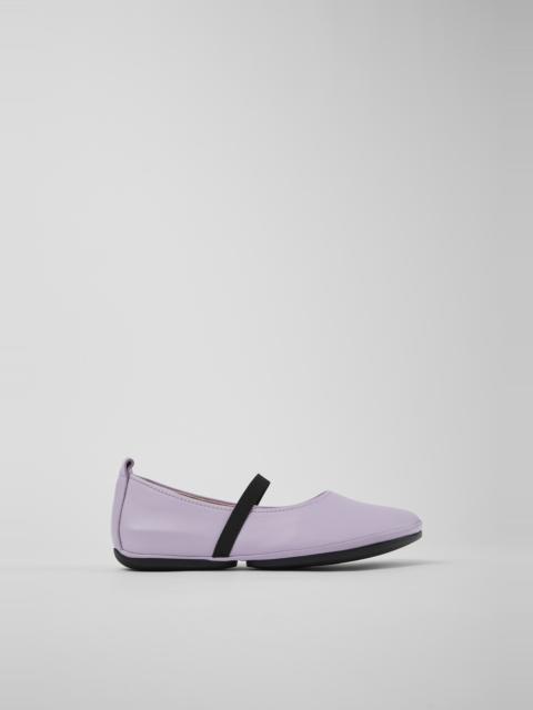 CAMPER Right Purple Leather Mary Jane for Women