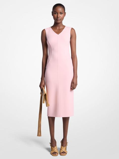 MICHAEL KORS COLLECTION Double Faced Stretch Wool Sheath Dress