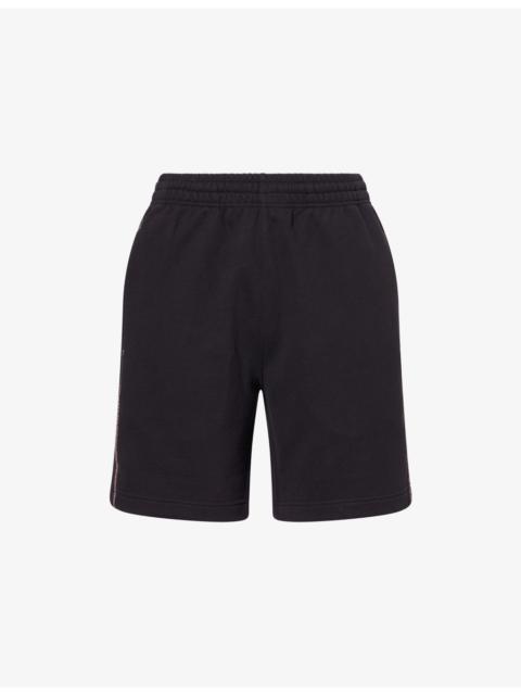 Burberry Check Piping Cotton-Jersey Shorts
