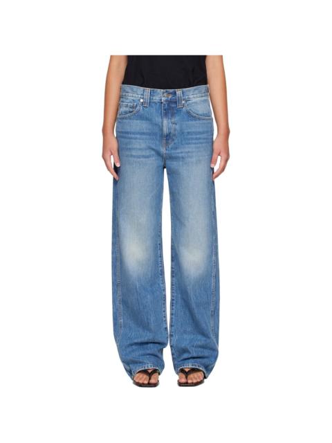 KHAITE Blue Bonnie Jeans